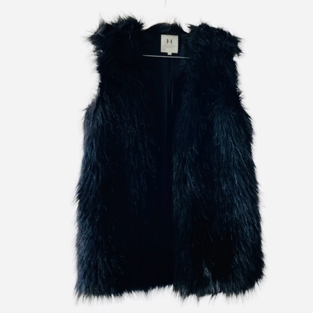 Halston Heritage Faux Fur Vest
